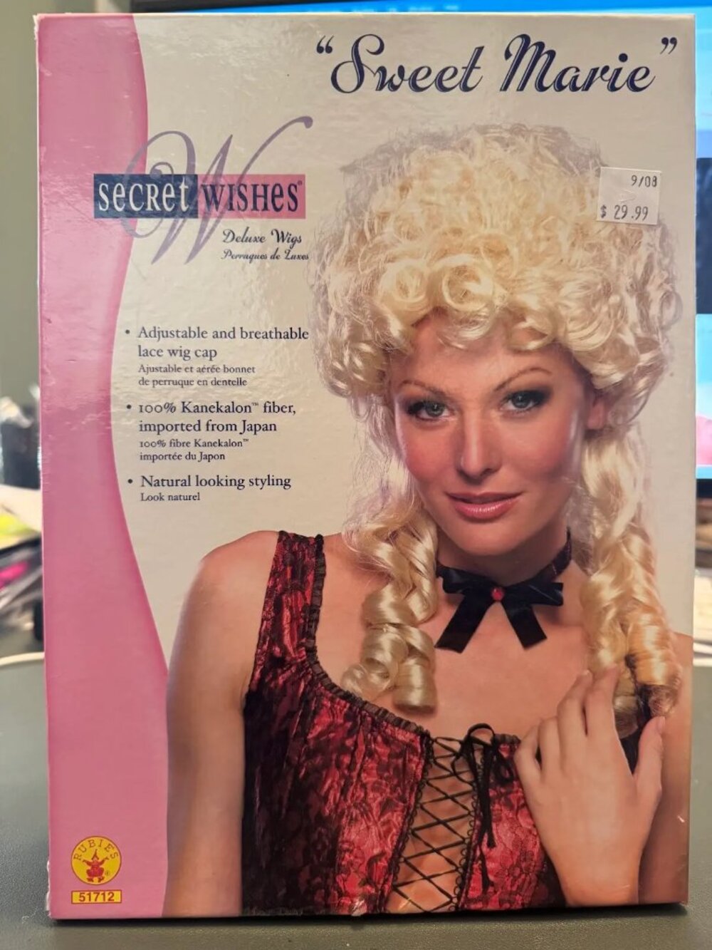High Quality Sweet Marie Deluxe beauty Wig - Blond  Bi level : Long Ringlets.